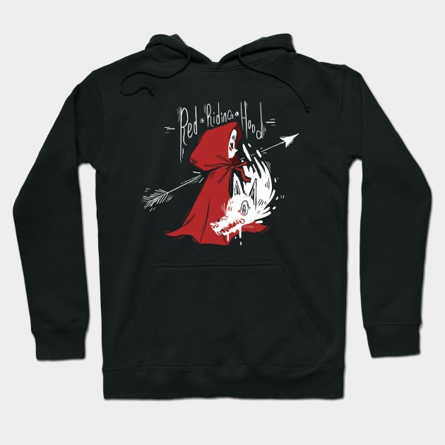 Red Riding Hood Hoodie by DeepFriedPaint